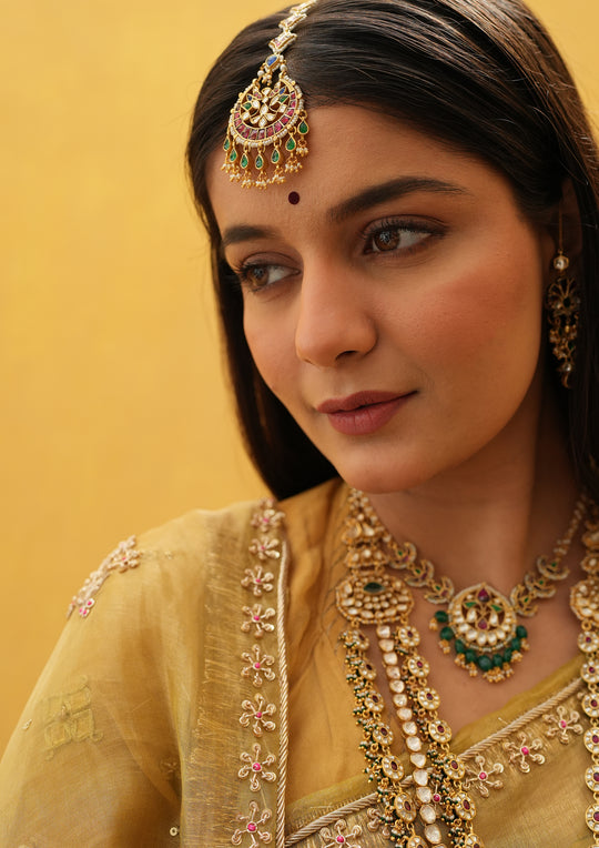 Chandra Multicolored Maangtika