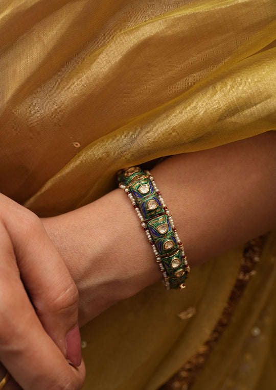 Sterling Silver Chitrakala Kavanch Bracelet