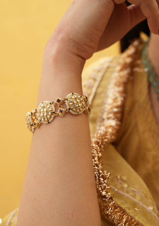 Sikora Kundan Bracelet