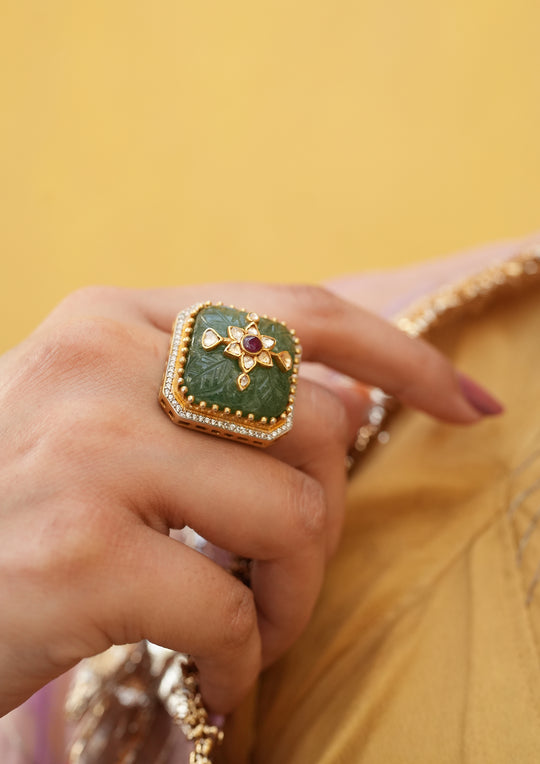 Sterling Silver Nakkashi Ring