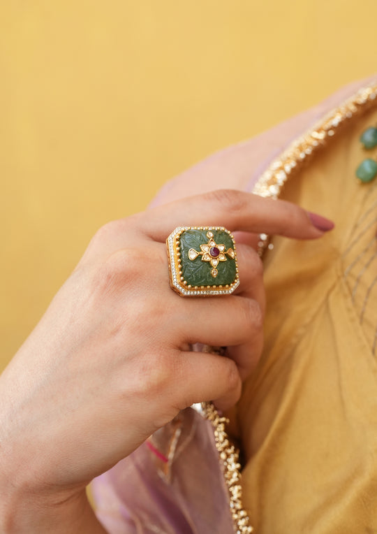 Sterling Silver Nakkashi Ring