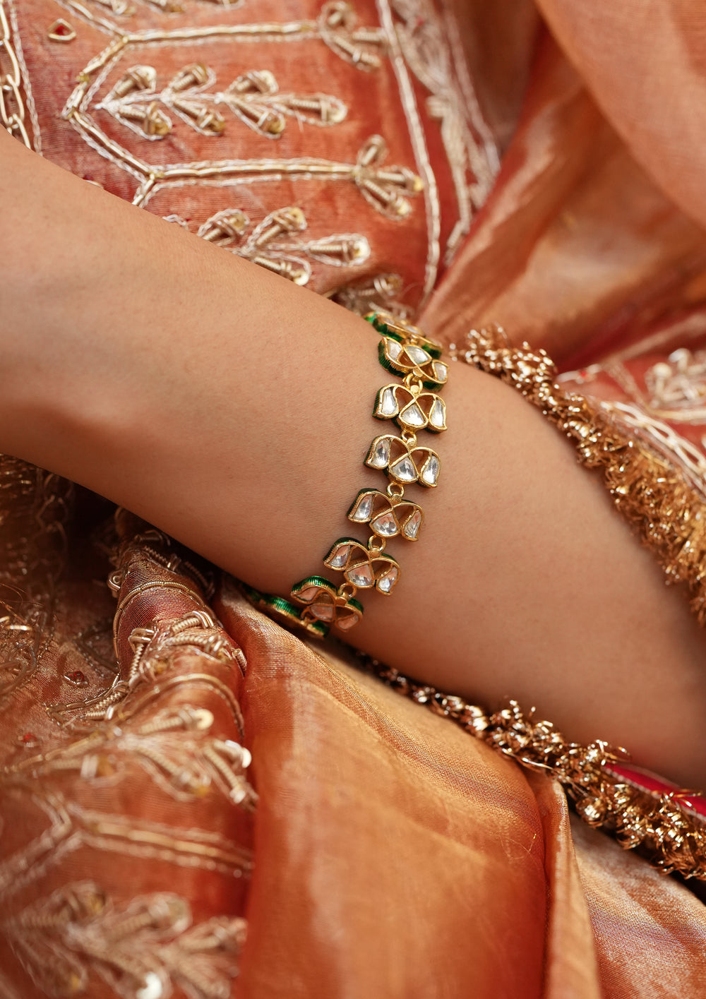 Agnee Kundan Bracelet