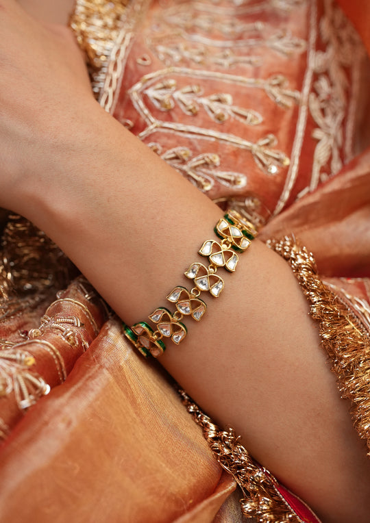 Agnee Kundan Bracelet