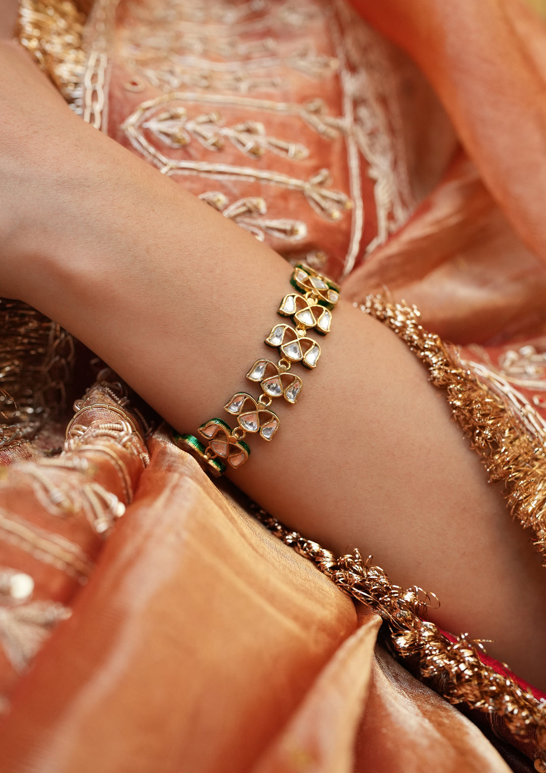 Agnee Kundan Bracelet