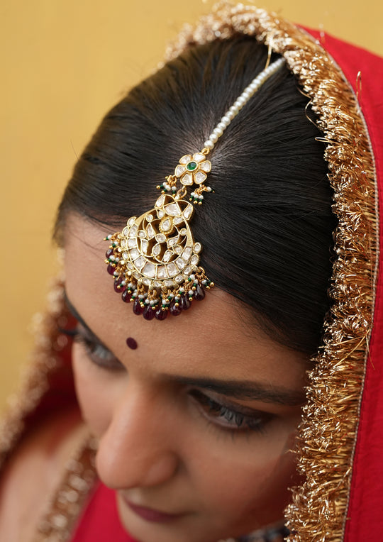 Sterling Silver Jindri Maangtika