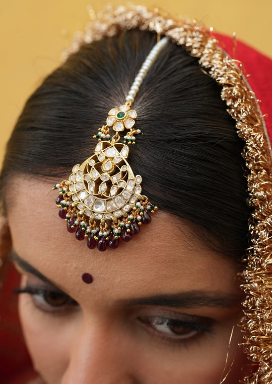 Sterling Silver Jindri Maangtika