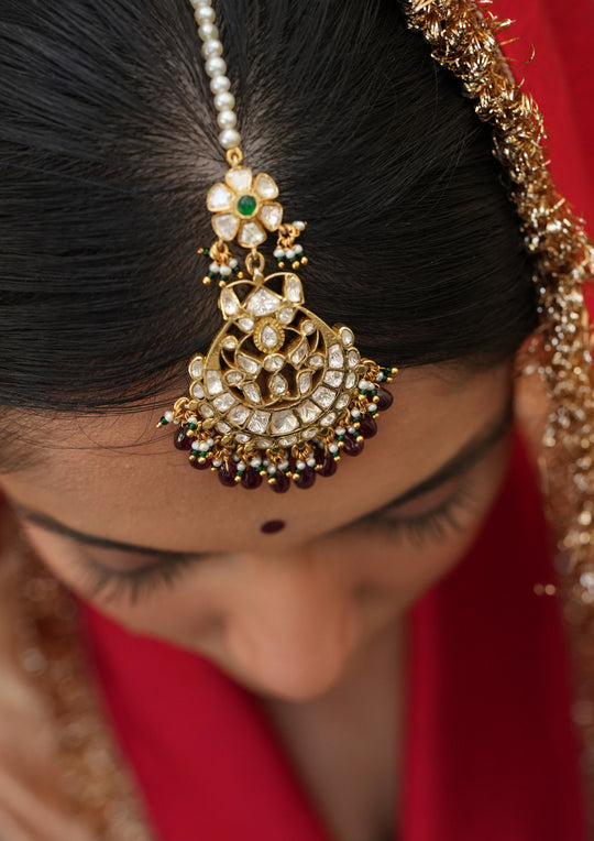 Sterling Silver Jindri Maangtika
