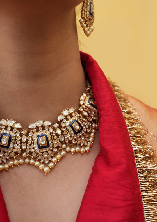 Sterling Silver Neelkanth Necklace