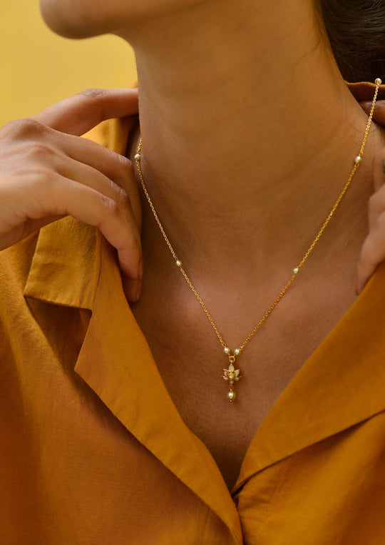 Sterling Silver Polar Star Necklace