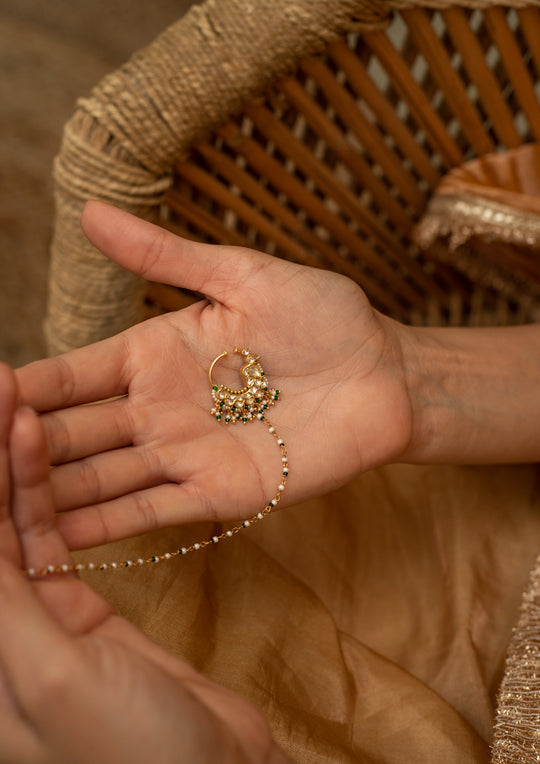 Ahilya Hariyali Nath (Clip-On)
