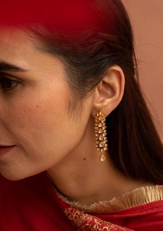 Sterling Silver Samode Earrings