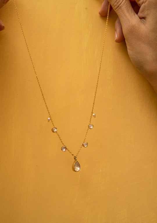 Sterling Silver Honey Necklace