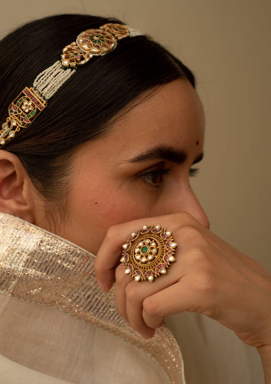 Teesta Multicolored Ring (Adjustable)