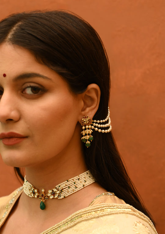 Perla Earchain (Pair)