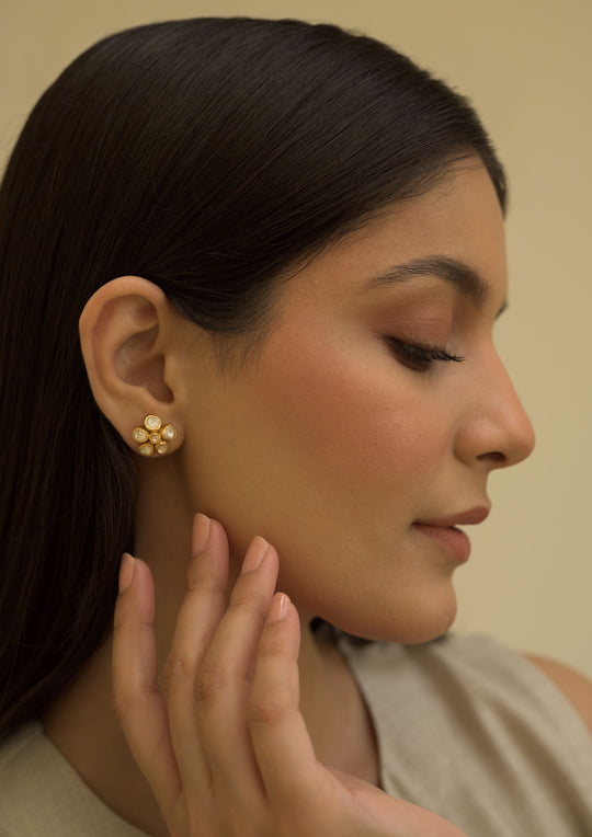 Sterling Silver Petunia Earrings