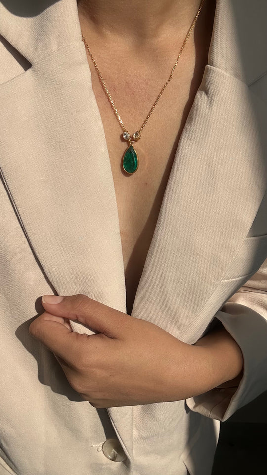 Sterling Silver Pine Necklace