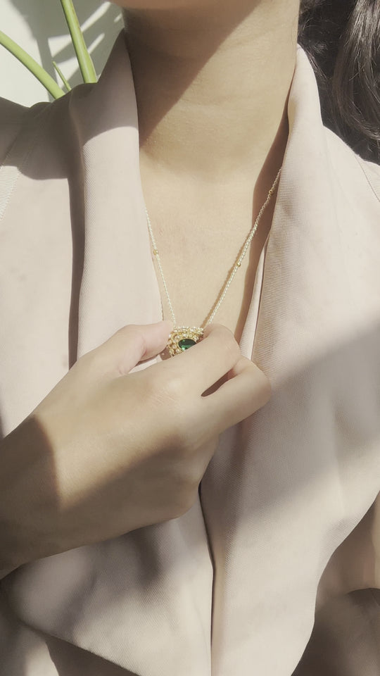 Sterling Silver Gautami Necklace