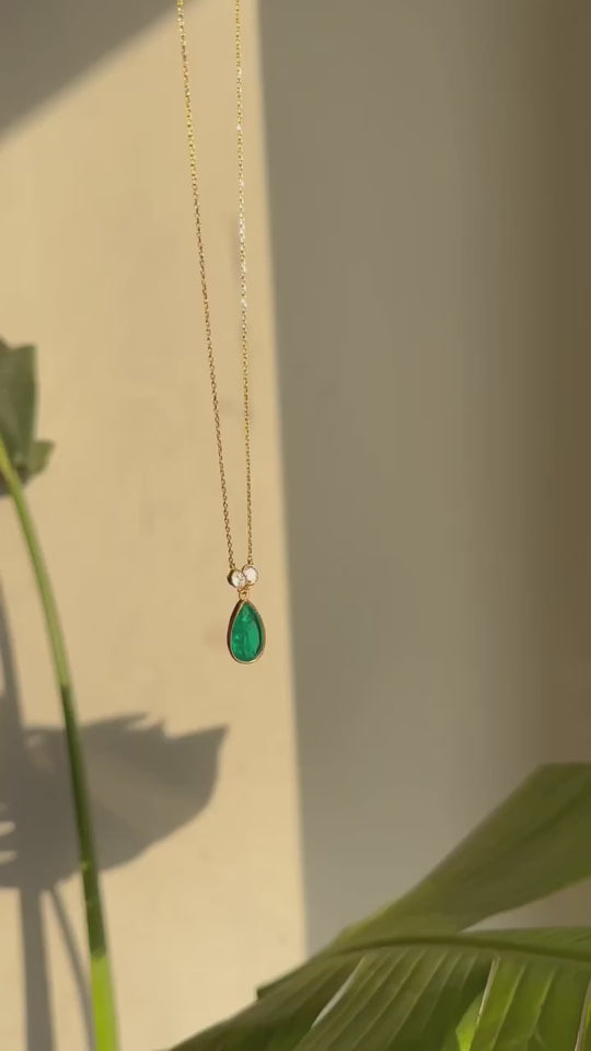 Sterling Silver Pine Necklace