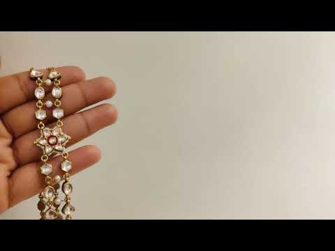 Nakshatra Red Meenakari Sheeshphool
