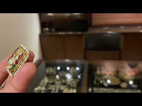 Prakriti Multicolored Kundan Ring