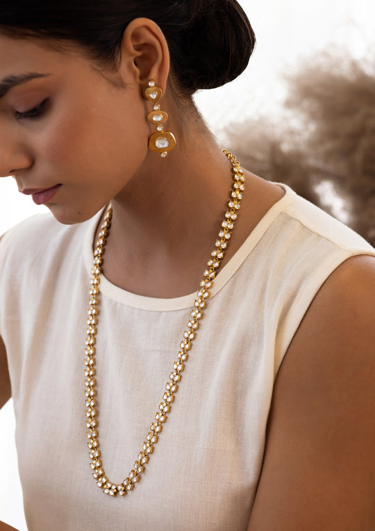 Golden Mango Long Necklace