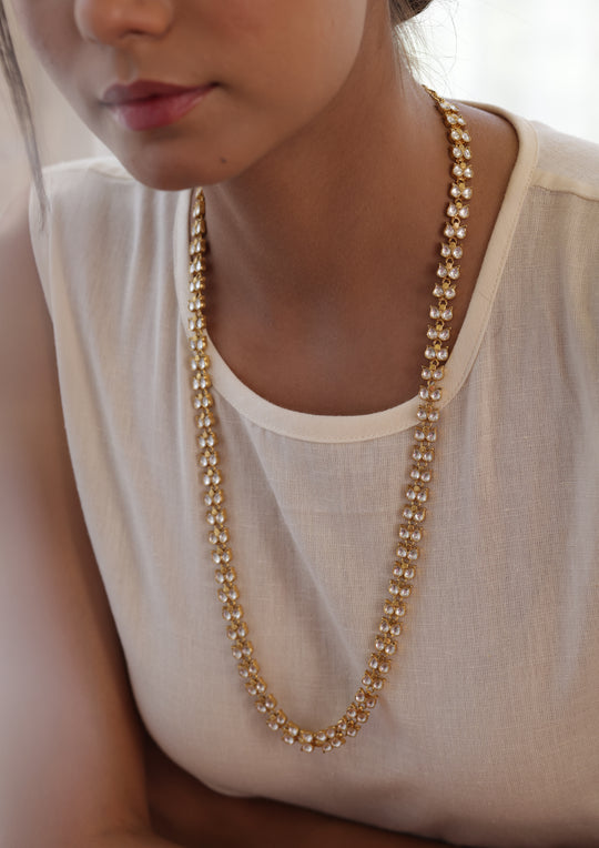 Golden Mango Long Necklace