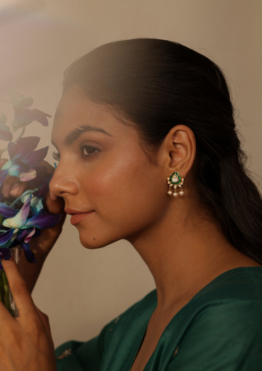 Sterling Silver Forage Earrings