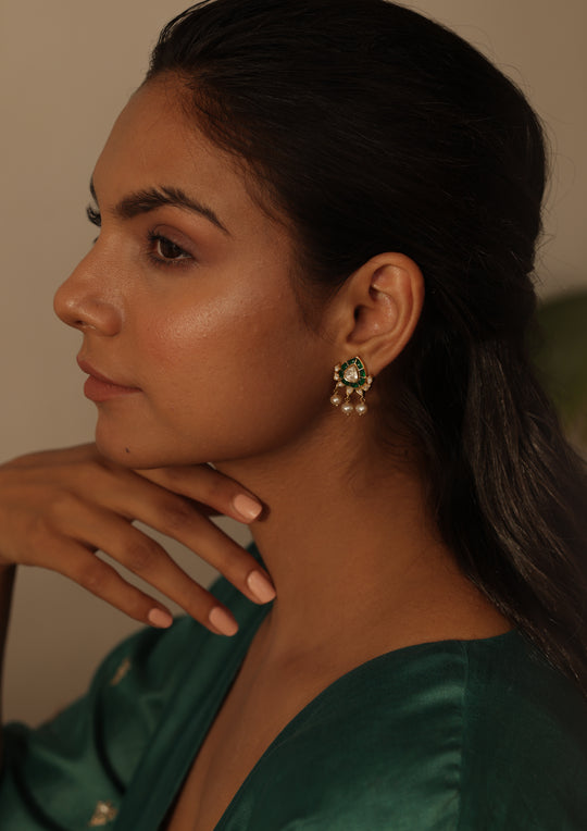 Sterling Silver Forage Earrings