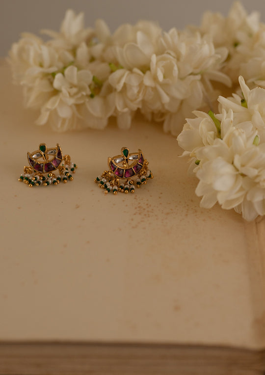 Multicolored Mini Baithak Chaandbalis