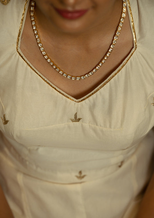 Sterling Silver Ice Necklace