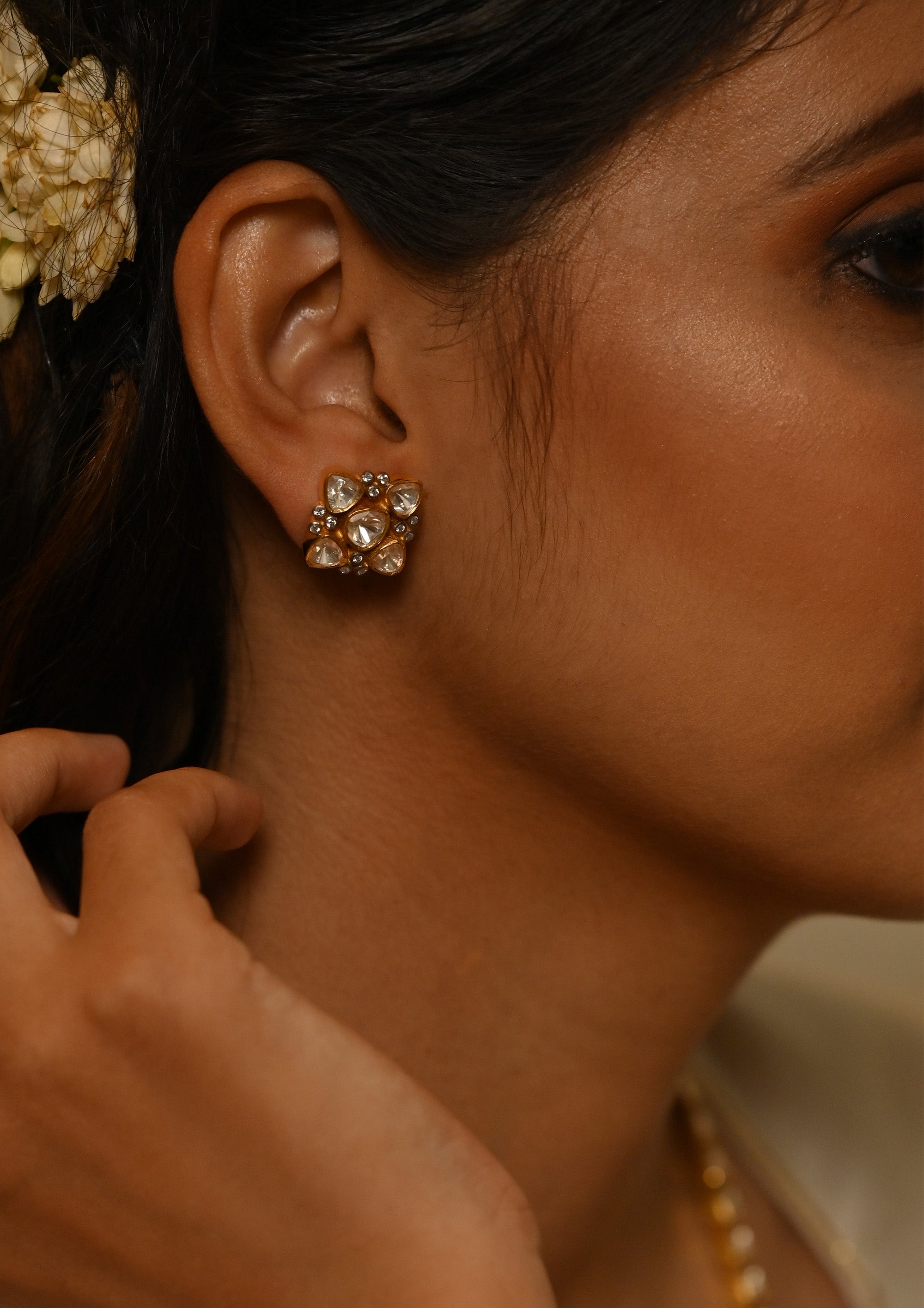 Pure Silver Devika Studs main image 0