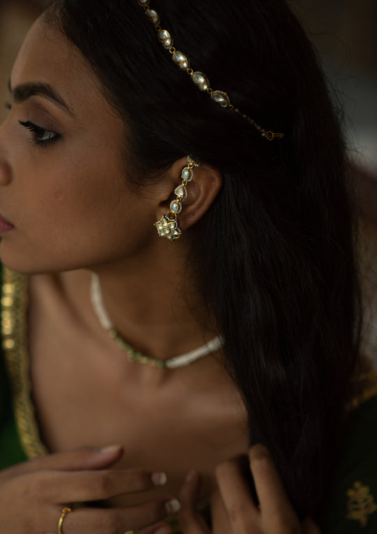 Naveli Kanauti Earchains (Pair)