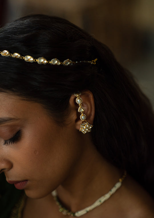 Naveli Kanauti Earchains (Pair)