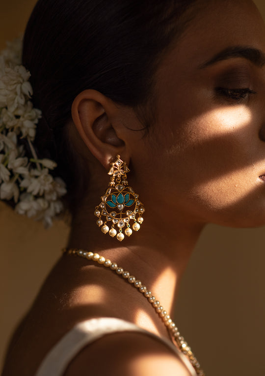 Feroza Necklace and Earrings Set
