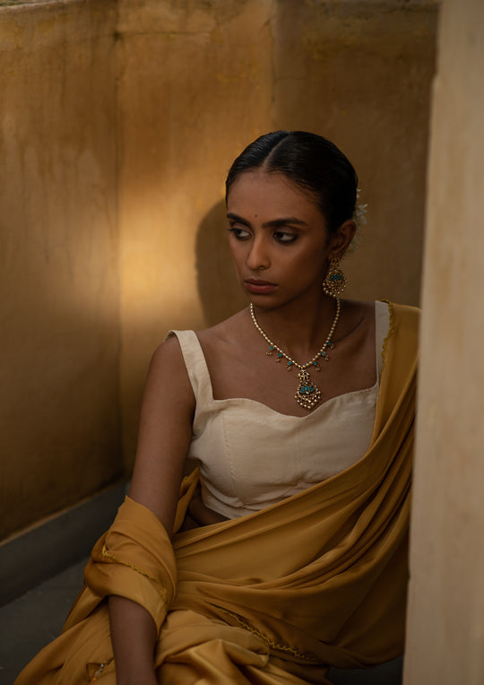 Feroza Necklace and Earrings Set