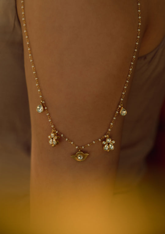 Delicate Tukra Necklace with Adjustable Length