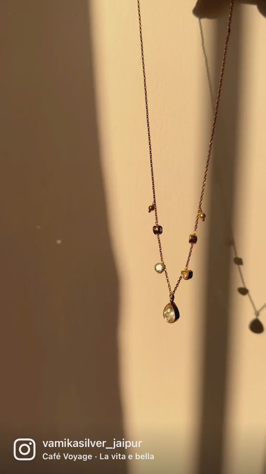 Sterling Silver Honey Necklace