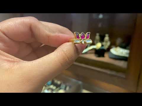 Pink Lotus Adjustable 'Tukra' Ring
