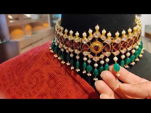 Traditional Gold Plated Multicolored Kundan Choker