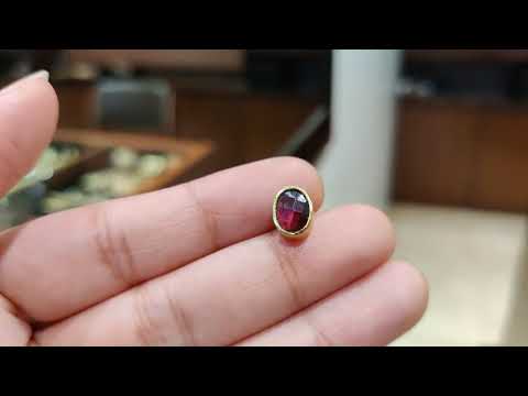 Boond Sunset Pink Oval Studs