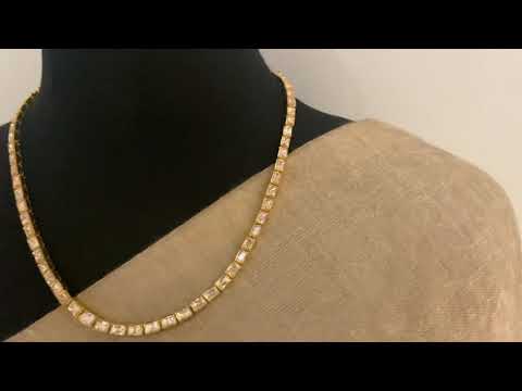 Sterling Silver Ice Necklace