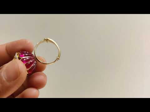 Sterling Silver Sangria Ring (Adjustable)