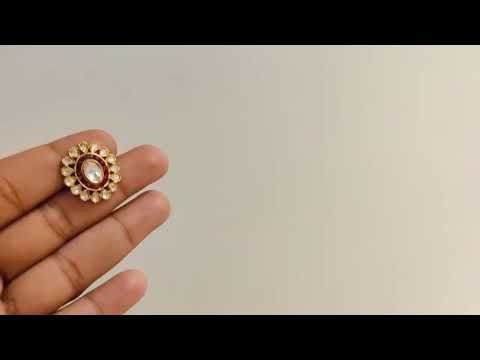 Sterling Silver Madhubala Choker and Earrings Set