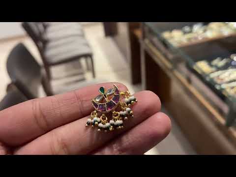 Multicolored Mini Baithak Chaandbalis