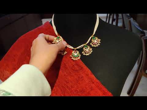 Traditional Panch-Tikda Multicolored Necklace