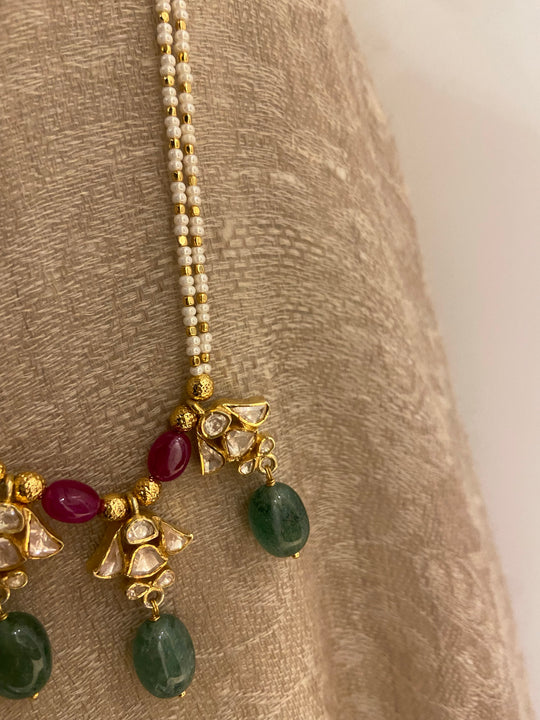 Sterling Silver Noori Necklace (Adjustable Length)