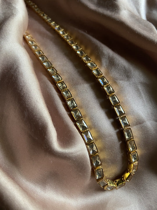 Sterling Silver Ice Necklace