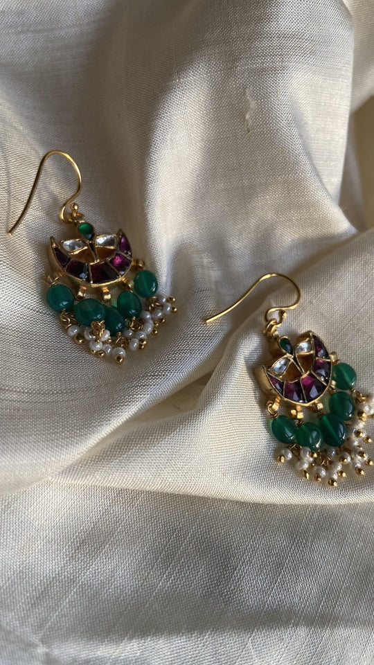 Multicolored Nutan Fishhook Earrings