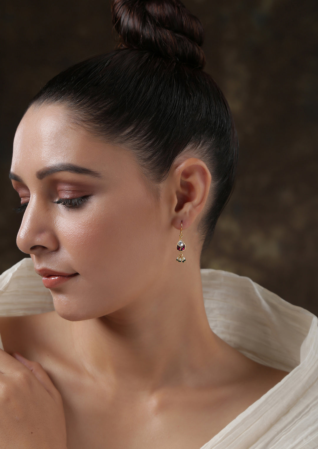 Classic Multicolored Delicate Fish Hook Earrings
