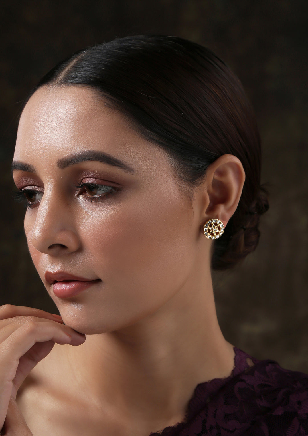 Dopehri Tiny Pin Wheel Monochrome Studs